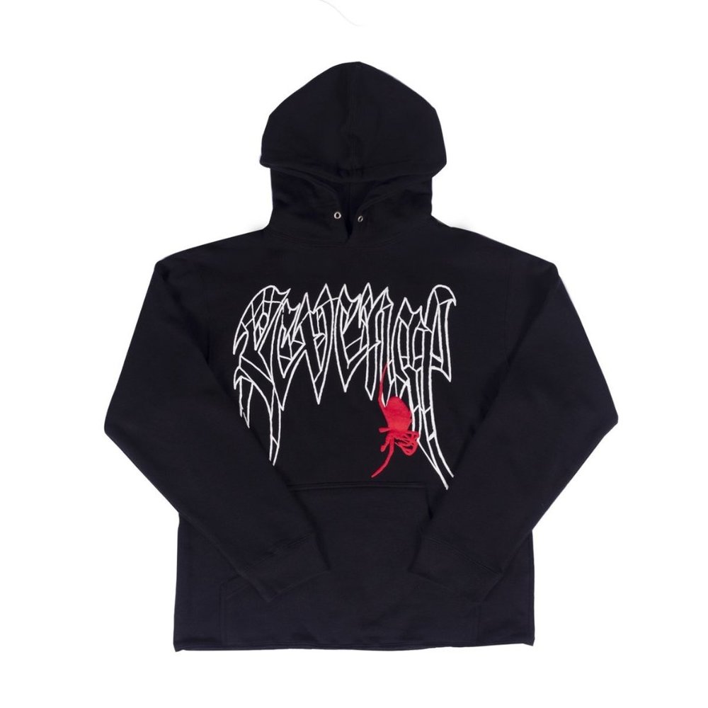 REVENGE Black Spider Hoodie (Halloween Drop) SOLD